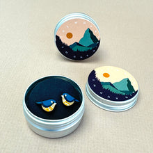 Load image into Gallery viewer, Wooden Earrings - sparrow