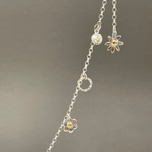 Load image into Gallery viewer, Silver charm necklace.