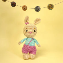 Load image into Gallery viewer, Crocheted Baby Bunny Bean 1