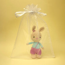 Load image into Gallery viewer, Crocheted Baby Bunny Bean 1