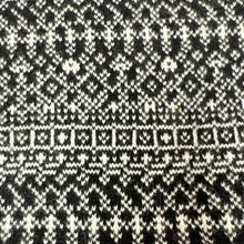 Load image into Gallery viewer, Fair Isle Snood. Black and white.