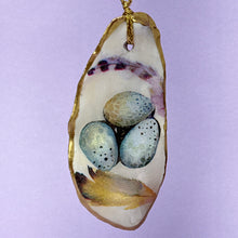 Load image into Gallery viewer, Oyster shell wall hanging - eggs