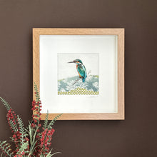 Load image into Gallery viewer, Nuno Felt picture - kingfisher