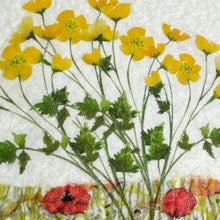 Load image into Gallery viewer, Nuno Felt picture - buttercups