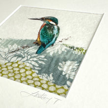 Load image into Gallery viewer, Nuno Felt picture - kingfisher
