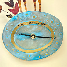 Load image into Gallery viewer, Clock with cat