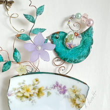 Load image into Gallery viewer, Pretty little garden and bird.