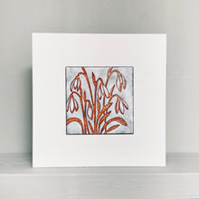 Load image into Gallery viewer, Enamel picture - snowdrops