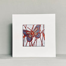 Load image into Gallery viewer, Enamel picture - Blue butterfly