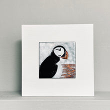 Load image into Gallery viewer, Enamel picture - puffin