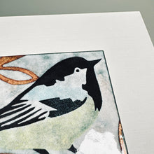 Load image into Gallery viewer, Enamel picture - blue tit