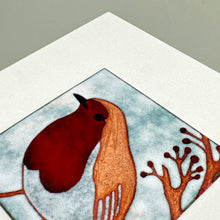 Load image into Gallery viewer, Enamel picture - Robin