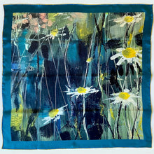 Load image into Gallery viewer, Silk neck scarf- Daisy