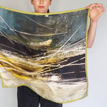 Load image into Gallery viewer, Silk neck scarf. Moorland