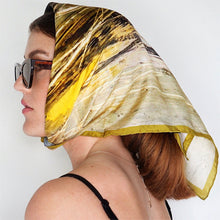 Load image into Gallery viewer, Silk neck scarf. Moorland