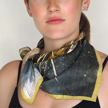 Load image into Gallery viewer, Silk neck scarf. Moorland
