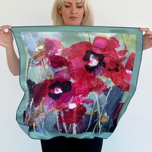 Load image into Gallery viewer, Silk neck scarf - Poppy
