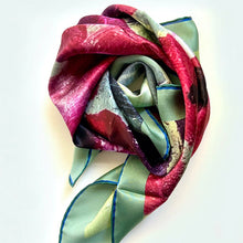 Load image into Gallery viewer, Silk neck scarf - Poppy