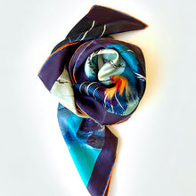 Load image into Gallery viewer, Silk neck scarf - Sherbet