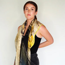 Load image into Gallery viewer, Large silk scarf - Moorland