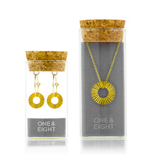 Load image into Gallery viewer, Gold hoop surfside earrings