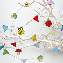 Load image into Gallery viewer, Spring enamel bunting