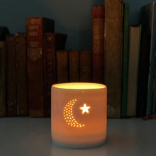 Load image into Gallery viewer, Tea light - Star and Moon