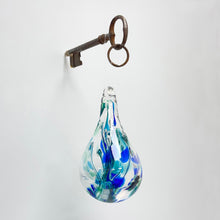 Load image into Gallery viewer, Glass Wishing Drop - turquoise