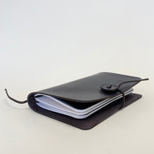 Load image into Gallery viewer, Small Leather Journal - dark oak