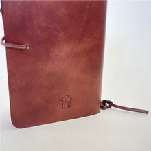 Load image into Gallery viewer, Small Leather Journal - chestnut