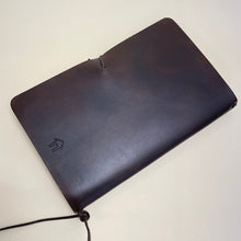 Load image into Gallery viewer, Large Leather Journal - dark oak