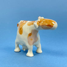 Load image into Gallery viewer, Ceramic sculpture - cow large brown