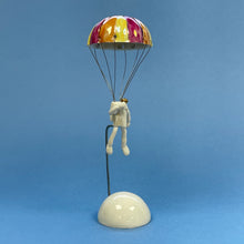 Load image into Gallery viewer, Ceramic sculpture - parachute guy