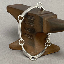 Load image into Gallery viewer, Silver chunky link chain bracelet