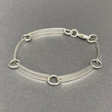 Load image into Gallery viewer, Silver chunky link chain bracelet