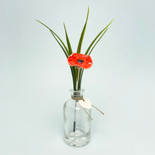 Load image into Gallery viewer, Poppy - ceramic flower in a bottle