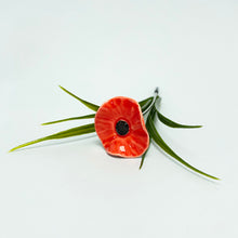 Load image into Gallery viewer, Poppy - ceramic flower in a bottle