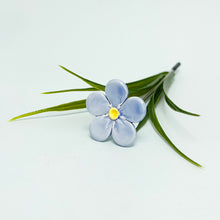 Load image into Gallery viewer, Forget-me-not - ceramic flower in a bottle