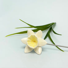 Load image into Gallery viewer, Daffodill - ceramic flower in a bottle