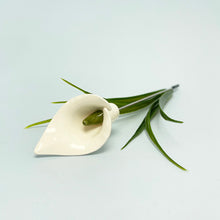 Load image into Gallery viewer, Calla Lily - ceramic flower in a bottle