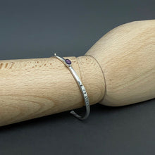 Load image into Gallery viewer, Silver bangle - Always believe