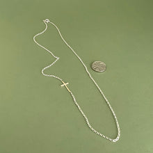 Load image into Gallery viewer, Gold cross necklace