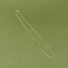 Load image into Gallery viewer, Gold cross necklace