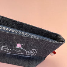 Load image into Gallery viewer, Large wash/makeup bag - sewing machine