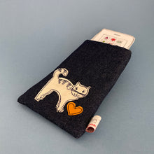 Load image into Gallery viewer, Phone / glasses case - cute cat