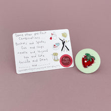 Load image into Gallery viewer, Appliqué badge - strawberry