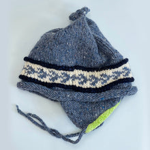 Load image into Gallery viewer, Chenille lined hand knit woollen hat - 2