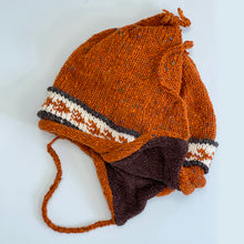 Load image into Gallery viewer, Chenille lined hand knit woollen hat - 1
