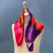 Load image into Gallery viewer, Hand dyed Silk scarf