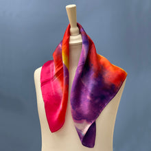 Load image into Gallery viewer, Hand dyed Silk scarf